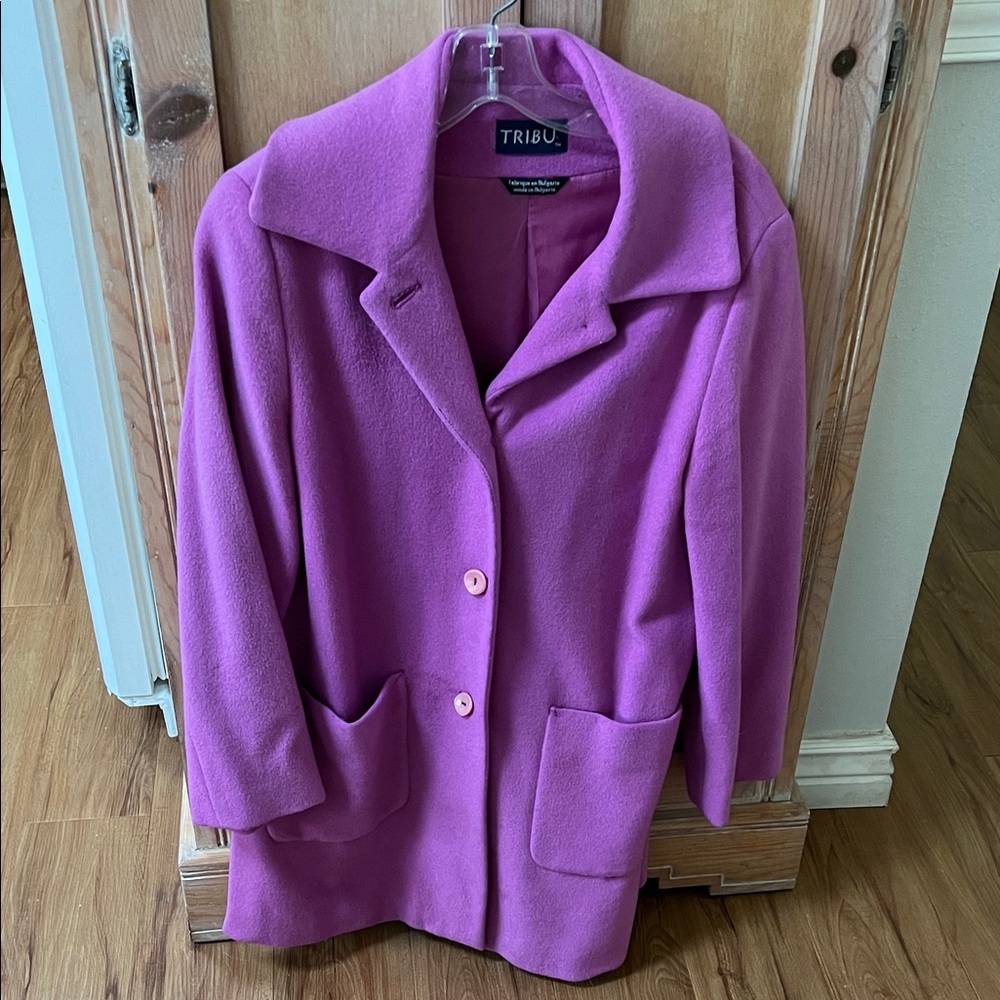 Women's Vibrant Pea Coat